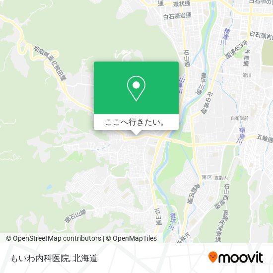 もいわ内科医院地図