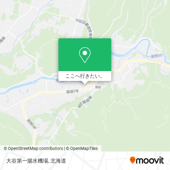 大谷第一揚水機場地図