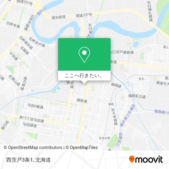 西茨戸3条1地図