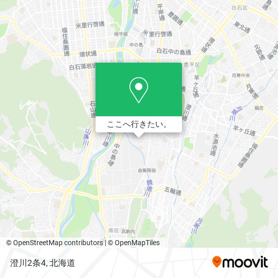 澄川2条4地図