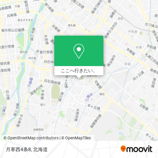 月寒西4条8地図