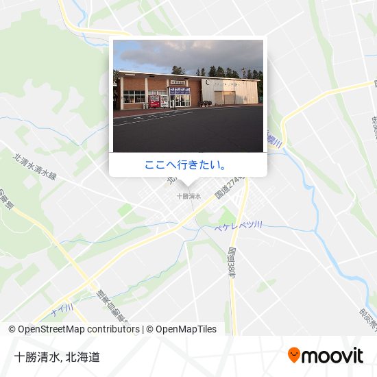 十勝清水地図