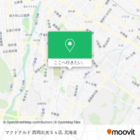 マクドナルド 西岡出光Ｓｓ店地図