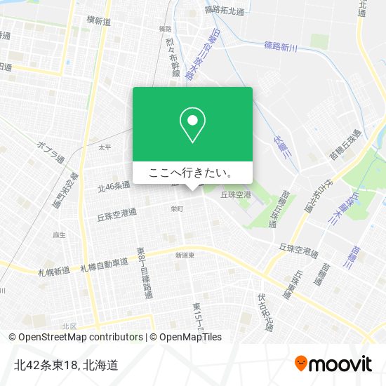 北42条東18地図