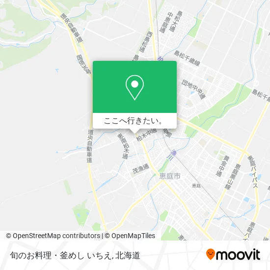旬のお料理・釜めし いちえ地図