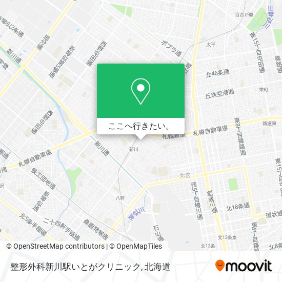 整形外科新川駅いとがクリニック地図