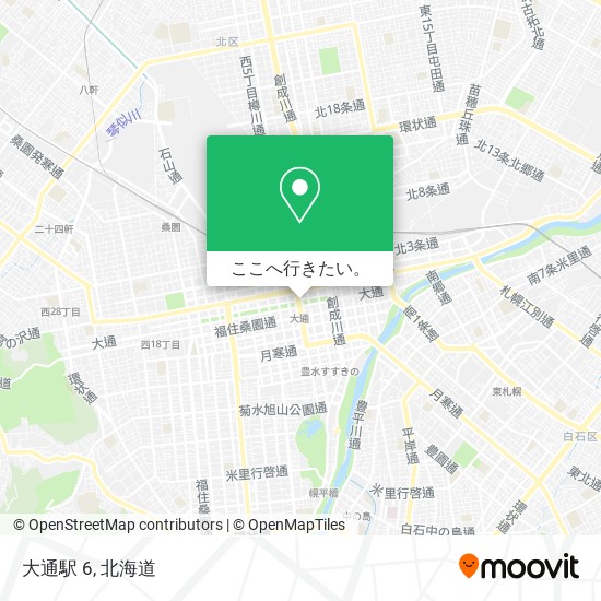 大通駅 6地図