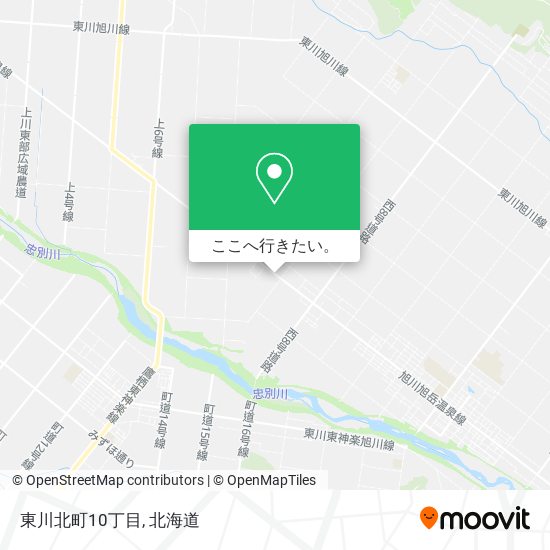 東川北町10丁目地図