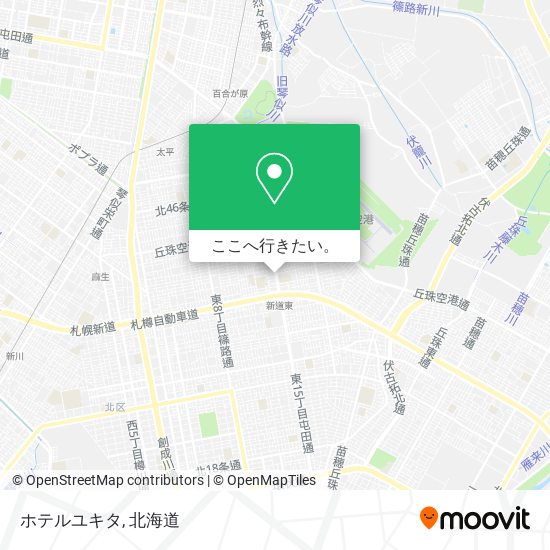 ホテルユキタ地図