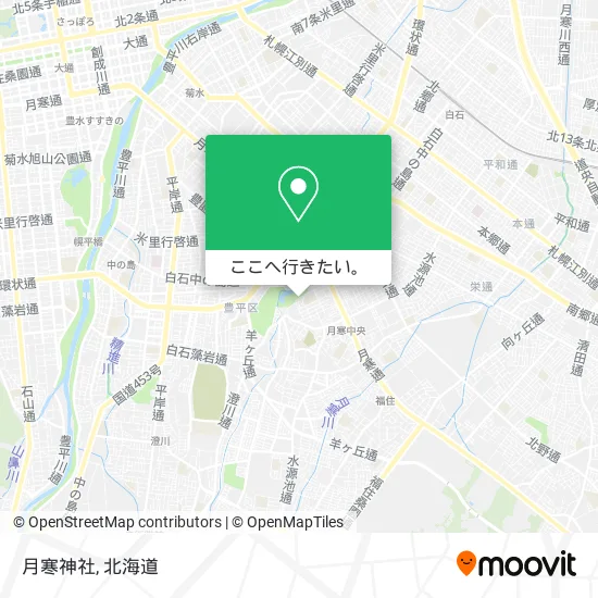 月寒神社地図