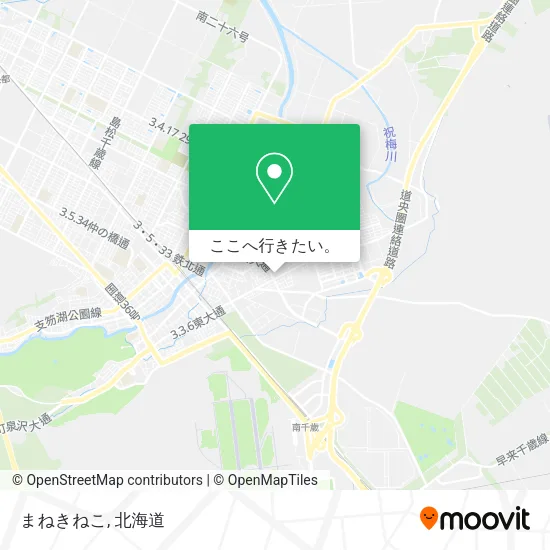 まねきねこ地図