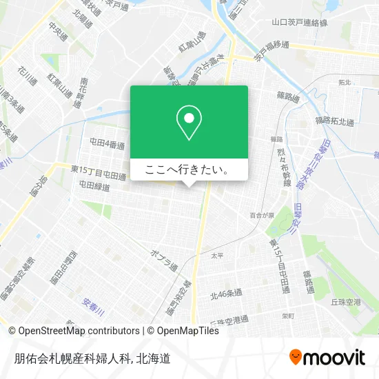 朋佑会札幌産科婦人科地図