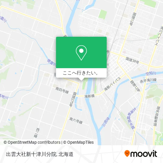 出雲大社新十津川分院地図