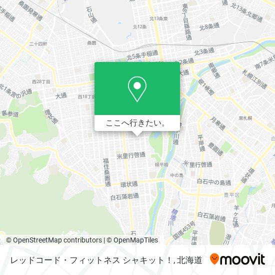 レッドコード・フィットネス シャキット！地図