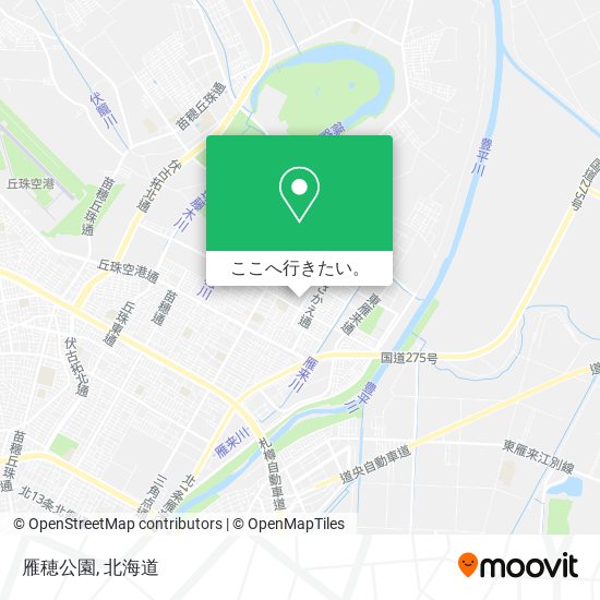 雁穂公園地図