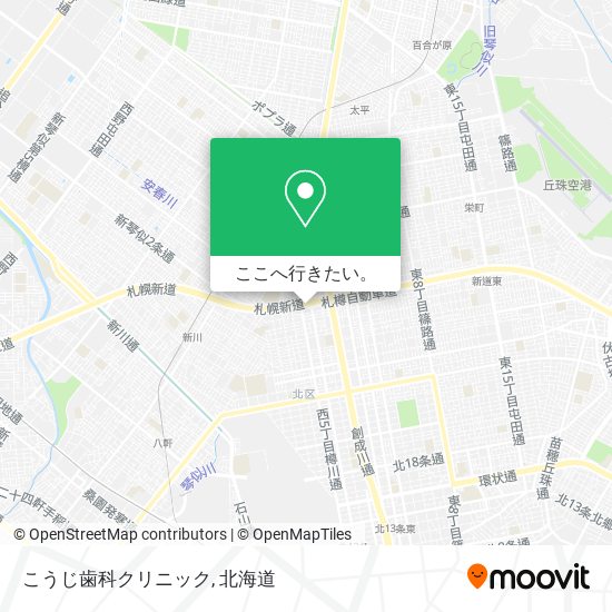 こうじ歯科クリニック地図