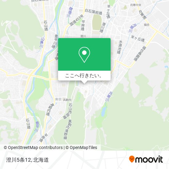 澄川5条12地図