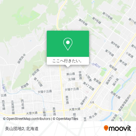 美山団地2地図