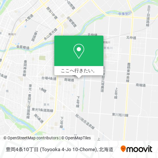 豊岡4条10丁目 (Toyooka 4-Jo 10-Chome)地図