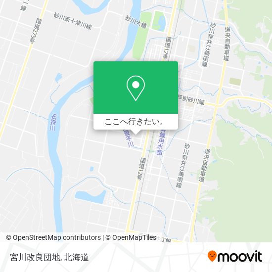 宮川改良団地地図