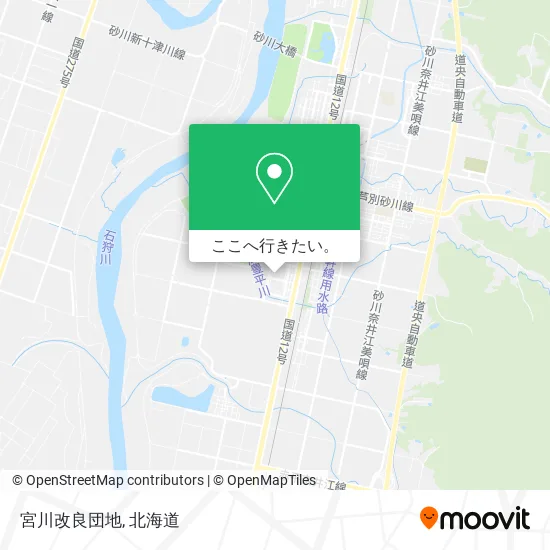 宮川改良団地地図