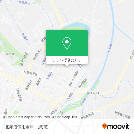 北海道信用金庫地図