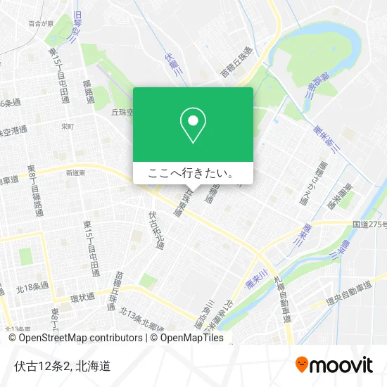 伏古12条2地図