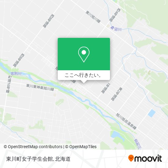 東川町女子学生会館地図