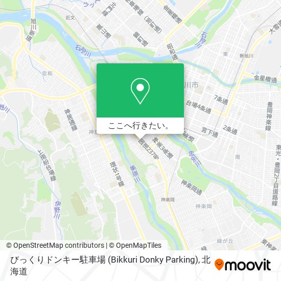 びっくりドンキー駐車場 (Bikkuri Donky Parking)地図
