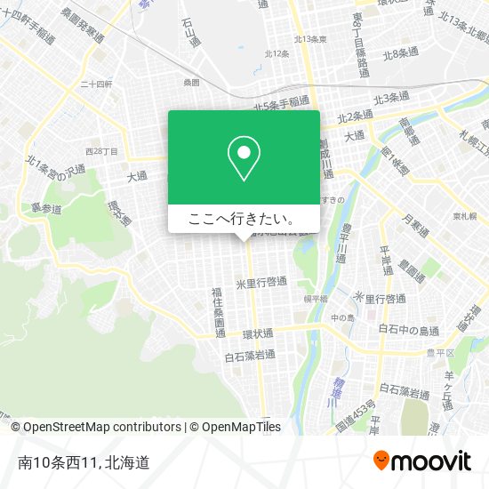 南10条西11地図