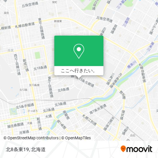 北8条東19地図