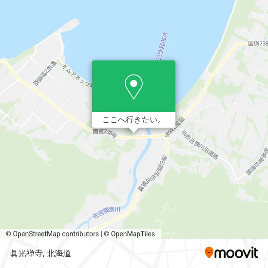 眞光禅寺地図