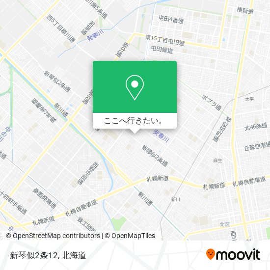 新琴似2条12地図