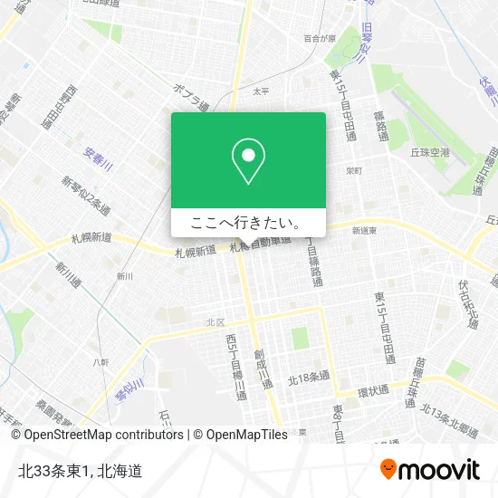 北33条東1地図