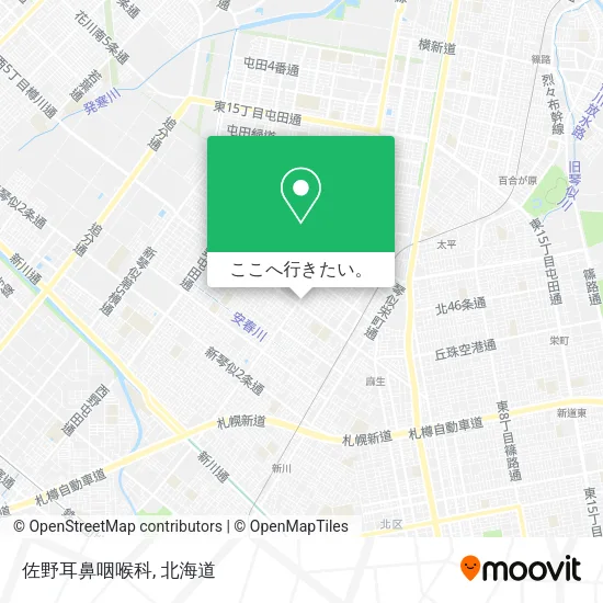 佐野耳鼻咽喉科地図