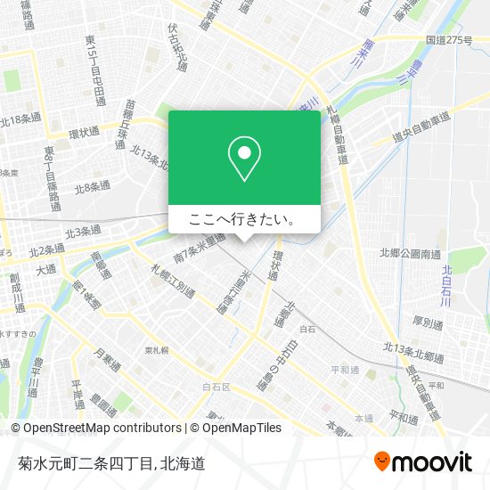 菊水元町二条四丁目地図