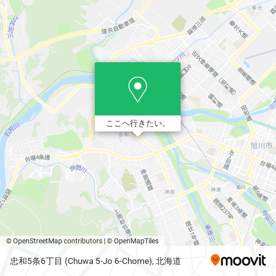 忠和5条6丁目 (Chuwa 5-Jo 6-Chome)地図