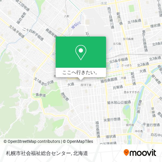札幌市社会福祉総合センター地図