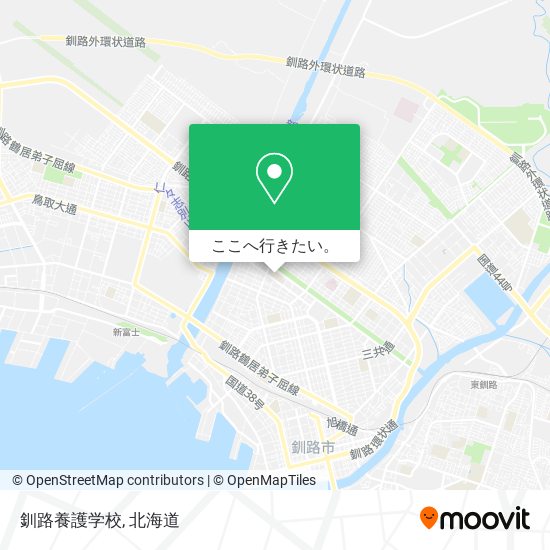 釧路養護学校地図