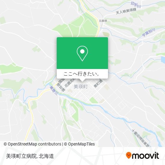 美瑛町立病院地図