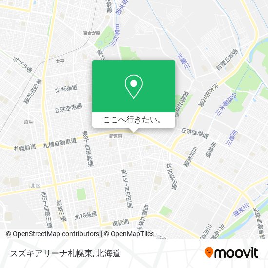 スズキアリーナ札幌東地図