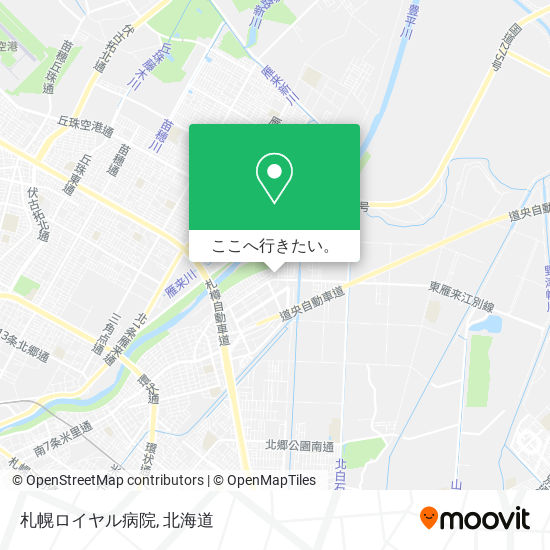札幌ロイヤル病院地図