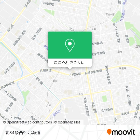 北34条西9地図