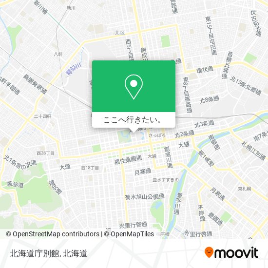 北海道庁別館地図