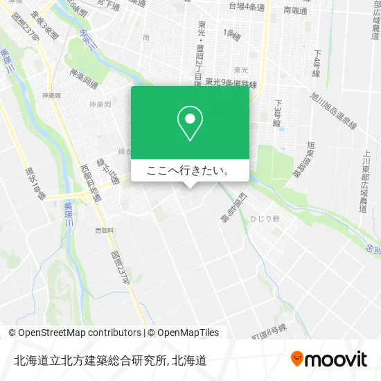 北海道立北方建築総合研究所地図
