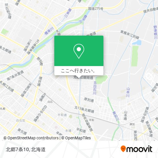 北郷7条10地図