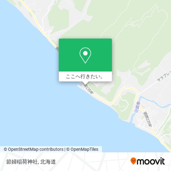 節婦稲荷神社地図