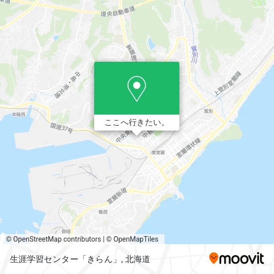 生涯学習センター「きらん」地図