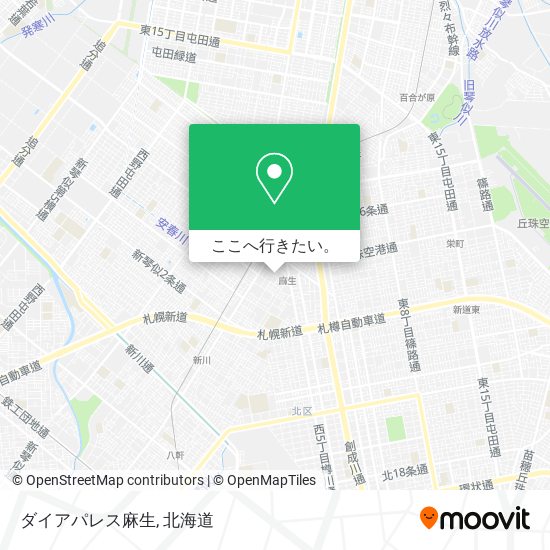 ダイアパレス麻生地図