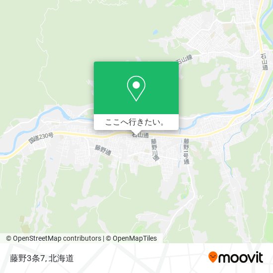 藤野3条7地図